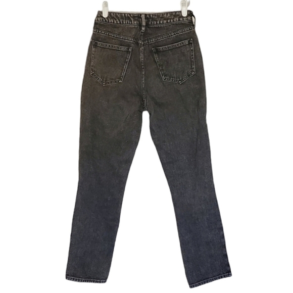 7181 * PacSun Mom Jeans Denim Black Gray Size 25 - Picture 2 of 12